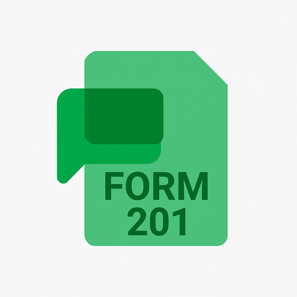 Business Registration - Copy of Form 201